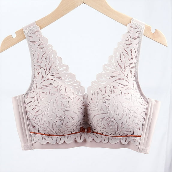 Azrian Womens Plus Size Bras,Women's Bra Wire Free Underwear OnePiece Bra Everyday Underwear Bras 2023 Deals on Sale