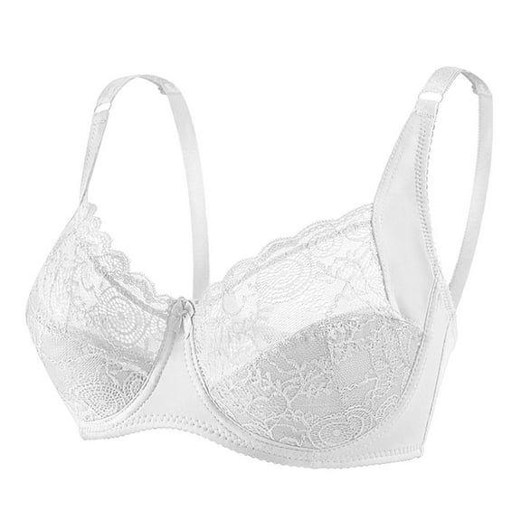 Azrian Womens Plus Size Bras,Womens Solid Lace Lingerie Bras Plus Size Underwear Bralette Bras Comfortable Bra