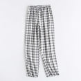 thumbnail image 1 of Azrian Womens Plus Size Pajamas Pants, Loump Trousers for Womens Fall Fashion Women Casual Comfortable Elastic Waist Bandage Pajama Full Length Pants, 1 of 3