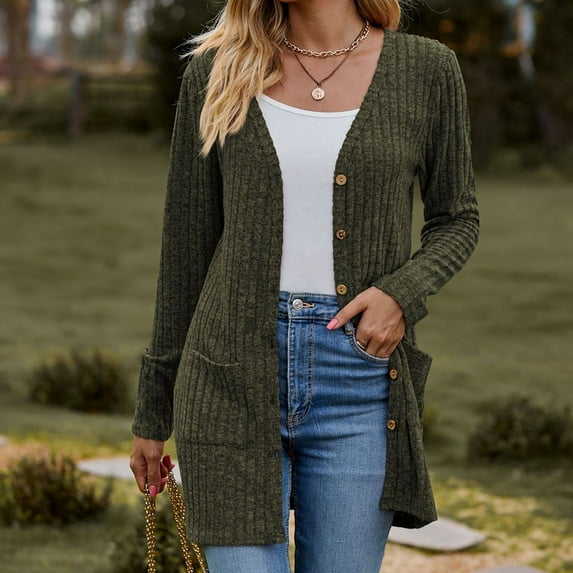 Azrian Womens Plus Size Sweatshirt Winter Saving Clearance,Women's Fashion Brushed Stripe Long Sleeve Women's Cardigan Coat on sale