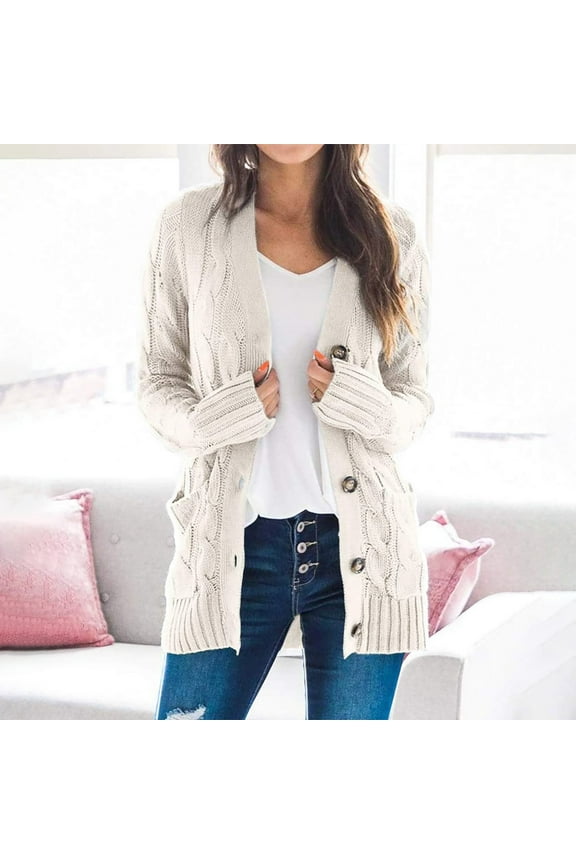 Womens Shacket Jacket Cardigan Coats,Plus Size Coats and Jackets,Women's Knit Cardigans Loose Slouchy Oversized Wrap Chunky Pocket Sweaters Coat