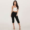 thumbnail image 1 of Azrian Womens Shorts,Plus Size Casual Fashion Capris,Work Clothes,Harem Pants (no Belt) Short Pants, 1 of 5