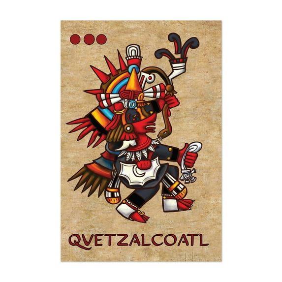 Aztec 16" x 20" Unframed Wall Art Print