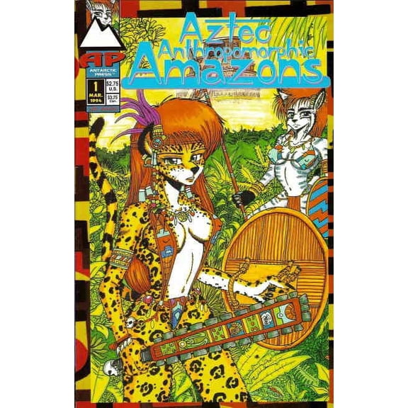 Aztec Anthropomorphic Amazons #1 VF ; Antarctic Comic Book