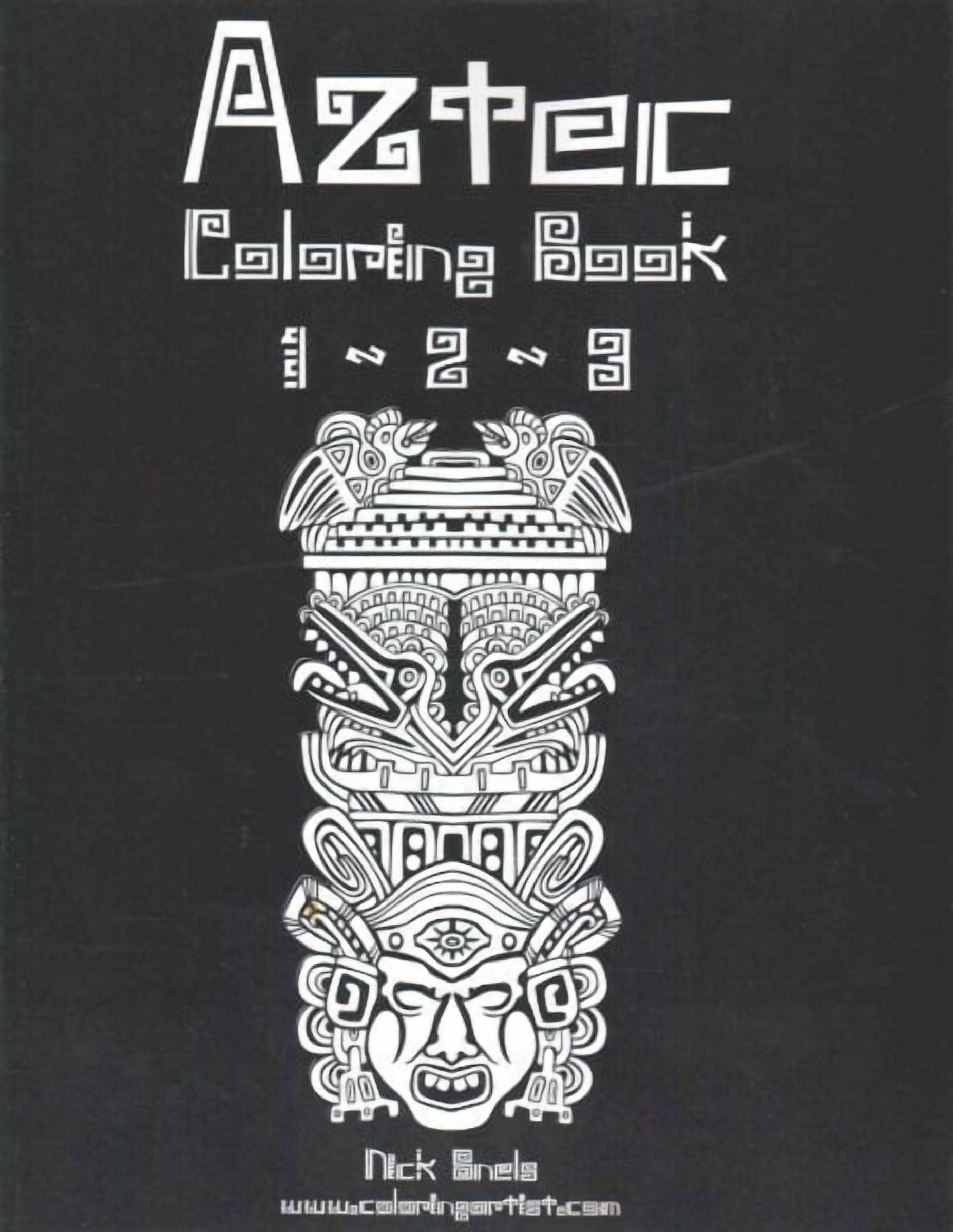 Aztec: Aztec Coloring Book 1, 2 & 3 (Paperback)