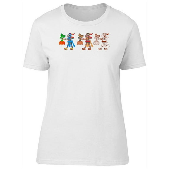 Aztec Cacao Design T-Shirt Women -Image by Shutterstock, Female Small