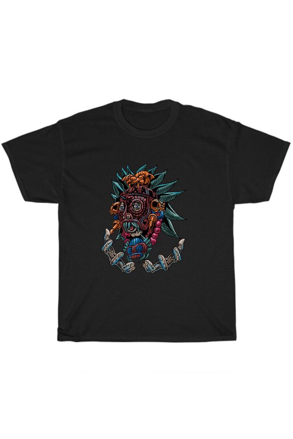 Aztec Cool Shaman Guardian Inca Maya Warrior Ancient Civilization T-Shirt Unisex