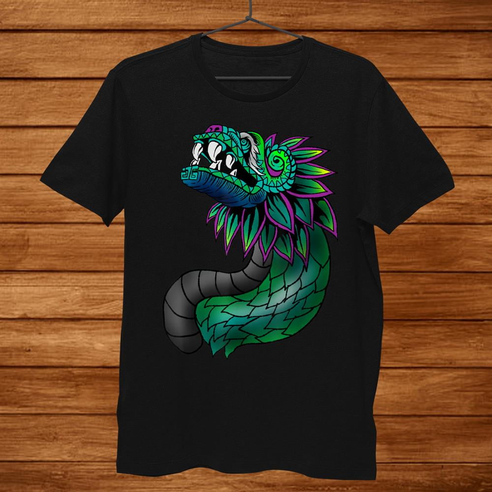 Aztec God Quetzalcoatl Cool Snake Dragon Inca Maya Gift Idea Shirt Gift