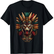 Aztec God Quetzalcoatl Mexican Mythology Feathered Serpent T-Shirt, Vintage Birthday Gift