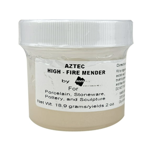 Aztec High-Fire Mender for Ceramic and Porcelain Repairs that Can Be Re-fired and Glazed (Pkg/1)