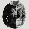 thumbnail image 1 of FAVIPT 2024 Mens Western Hoodies Pullover,Men's Western Aztec Sweatshirts Ethnic Print Graphic Patchwork Hoodies Retro Pullover Tops with Drawstring, 1 of 3