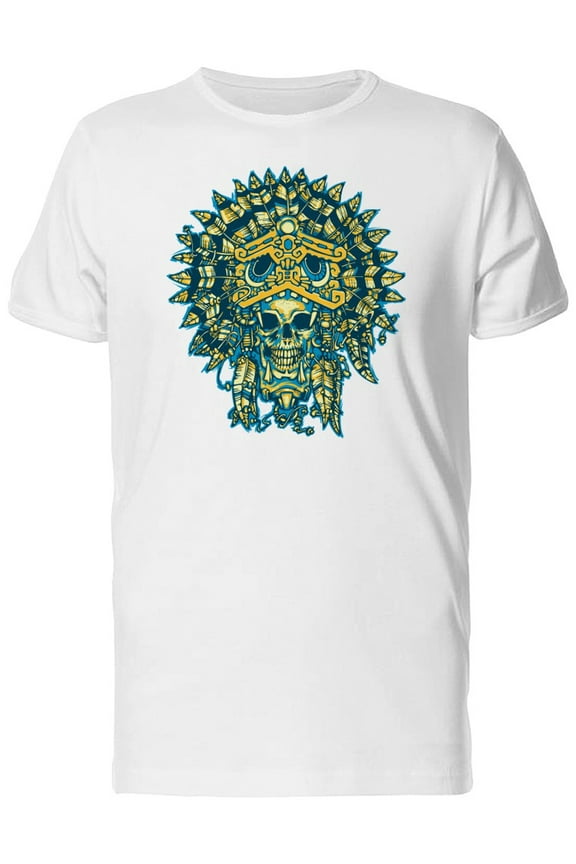 Aztec Jaguar Warrior T-Shirt Men -Image by Shutterstock, Male XX-Large