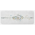 thumbnail image 1 of Aztec Kitchen Mat, Moon Sun Spiral Vortex Stars Occult Art Theme Image Print, Plush Decorative Kitchen Mat with Non Slip Backing, 47" X 19", Multicolor, by Ambesonne, 1 of 1