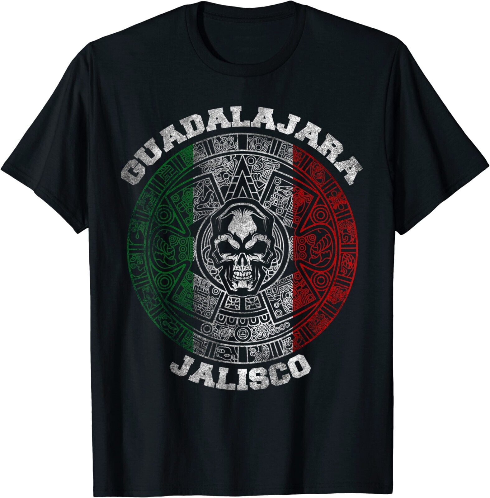 Aztec Mayan Calendar Skull. Mexico Pride Great TShirt