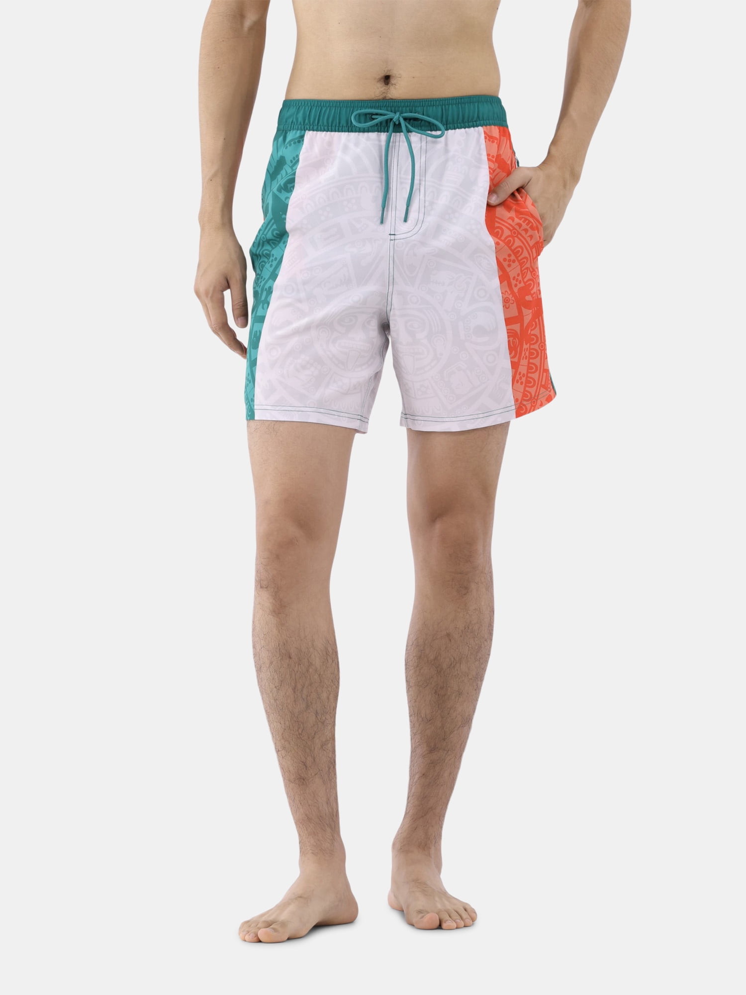 Aztec Men's and Men's Big & Tall Graphic Swim Shorts, Sizes S-3XL