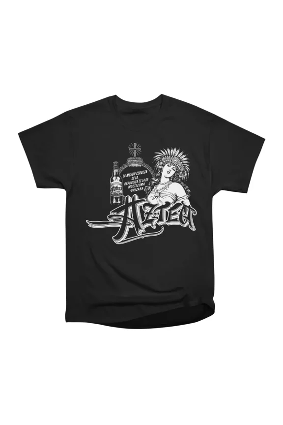 Aztec Mexican Beer T-Shirt Tee Gift For Him Merch For Her Apparel For Friend
