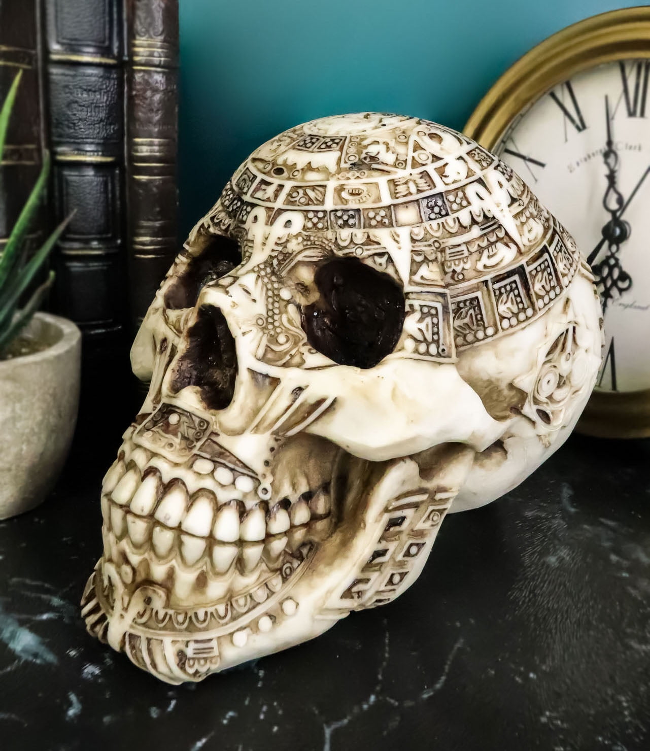Aztec Nahuatl Codices Mexica Mesoamerican Calendar Tattoo Skull