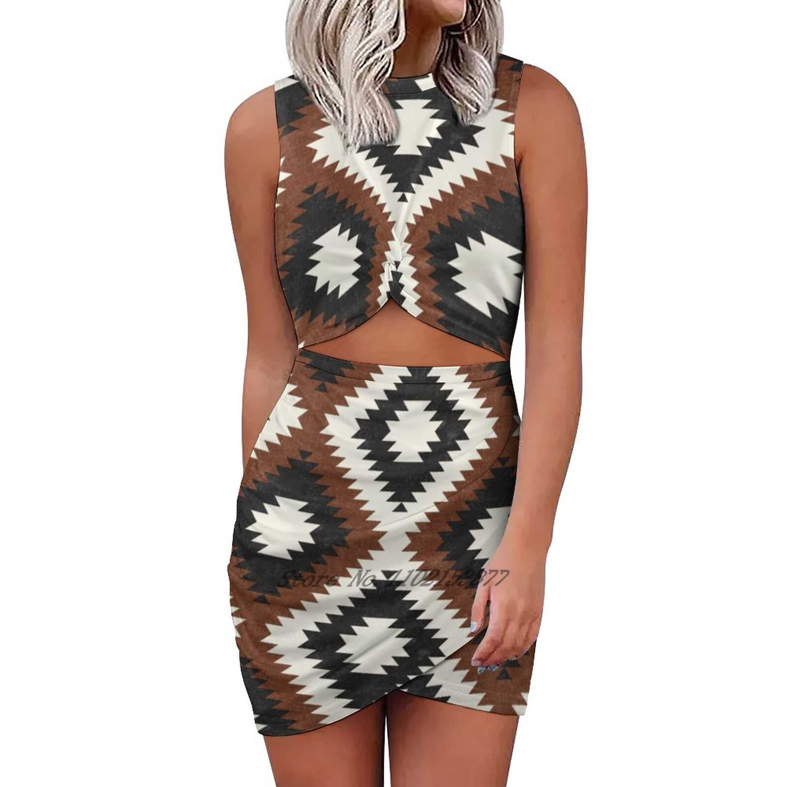 Penny Western Aztec Loose Mini Dress
