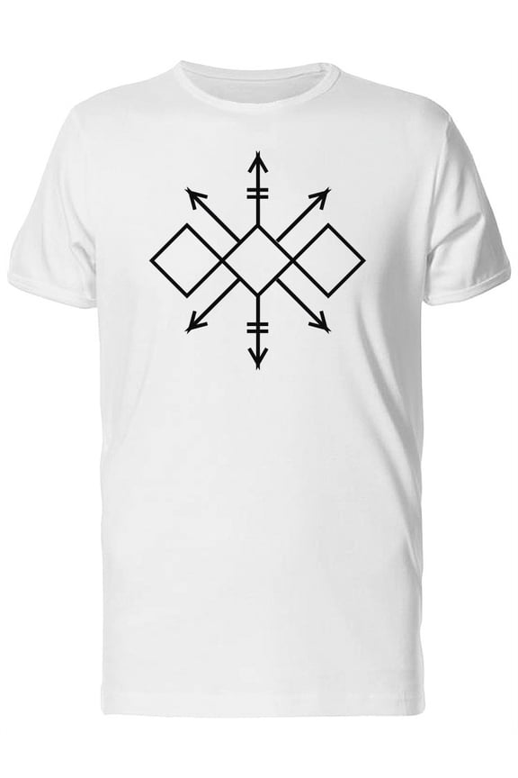 Aztec Pattern Modern Lines T-Shirt Men -Image by Shutterstock, Male x-Large