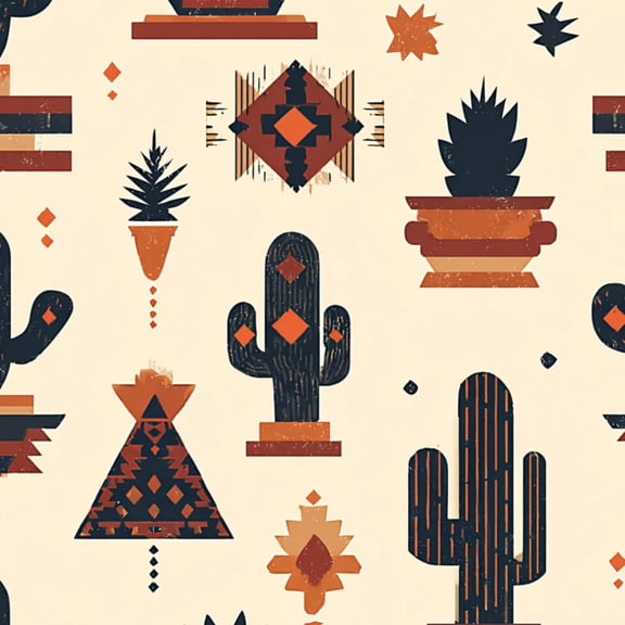 Aztec Peel and Stick Wallpaper Southwestern Geometric Earthy Tones Wall Mural 23.6in x 9.8ft Self Adhesive Removable Wall Paper Renter Friendly Wallpaper for Nursery Bedroom Cabinets