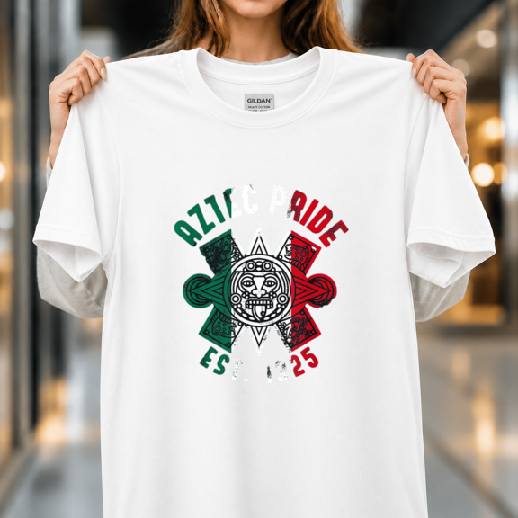 Aztec Pride Mexican Flag Vintage Classic Heritage Tee Indigenous Culture Unisex T-Shirt, S-5XL