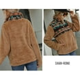 thumbnail image 1 of Aztec Print Half-Zip Sweatshirts Pullover (M, Beige), 1 of 3
