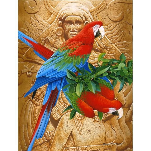 Aztec Rainbow Poster Print by Graeme Stevenson - 12 x 16