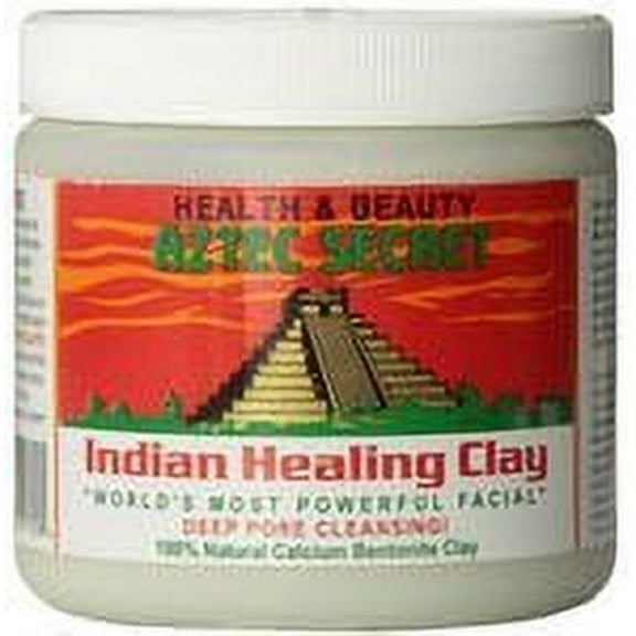 Aztec Secret Indian Healing Clay, Deep Pore Cleansing Facial & Healing Body Mask 16 oz