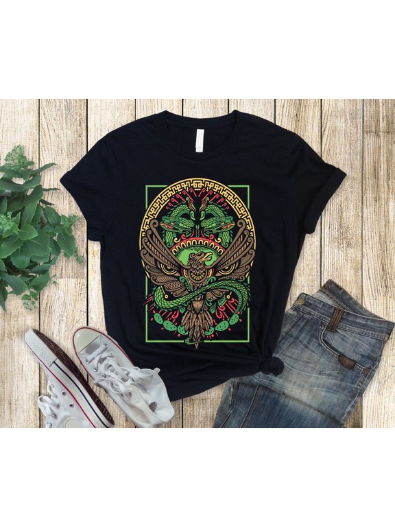 Aztec Serpent Eagle - Aguila Azteca - Mexico - Unisex T-Shirt