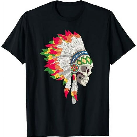 Aztec Skull Jaguar Warrior Mask Ancient Mayan Mythology T-Shirt