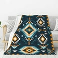 thumbnail image 1 of Aztec Soft Throw Blanket Flannel Fleece Blankets Warm Cozy Lightweight Fuzzy Blanket for Bed Sofa Couch Home Decor 80"X60", 1 of 15