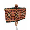 thumbnail image 1 of Aztec Southwest Beach Towels Oversized Super Absorbent, Orange Black Boho Tribes Abstract Lightweight Bath Towel Quick Dry Sets For Bathroom/Pool/Rv Camping/Beach Play/Gym Room/Picnic 23"x47", 1 of 8