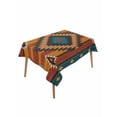 thumbnail image 1 of Aztec Southwest Table Cloth, Vintage Geometric Farmhouse Art Waterproof Tablecloth for Rectangle Tables, Reusable Washable Fabric Table Cover for Restaurant Kitchen Dining Tables 52"x70", 1 of 6