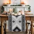 thumbnail image 1 of Aztec Southwestern Cotton Linen Table Runner, Washable Table Runners for Kitchen, Dining Room, Holiday, Home Party Table Decor, 13x36 Inches, 1 of 9