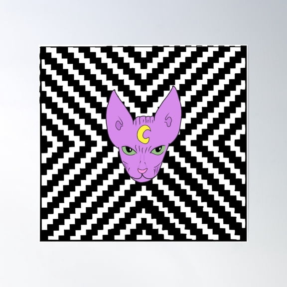 Aztec Sphinx Poster Wall Art, Modern Wall Decor For Living Room Bedroom, 8x12 UNFRAMED