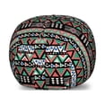 thumbnail image 1 of Aztec Storage Toy Bag Chair, Triangles Arrangement in Basic Tones Geometric Art, Stuffed Animal Organizer Washable Bag, Large Size, Multicolor, by Ambesonne, 1 of 3