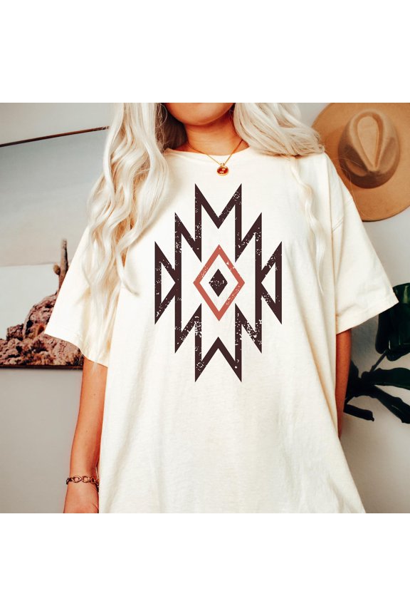 Aztec T-Shirt: Western Graphic Tee All Size S-5Xl