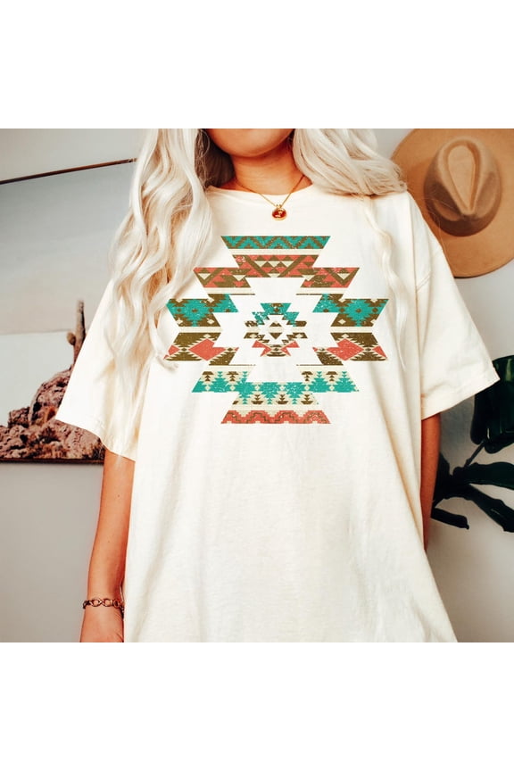 Aztec T-Shirt: Western Graphic Tee All Size S-5Xl