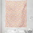 thumbnail image 1 of Aztec Tapestry, Abstract Trippy Grunge Odd Shapes with Large Dots Hippie Culture, Fabric Wall Hanging Decor for Bedroom Living Room Dorm, 5 Sizes, Scarlet Vermilion White, by Ambesonne, 1 of 1