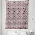 thumbnail image 1 of Aztec Tapestry, Indigenous Mayan Pattern with Animals and National Motifs in Circles, Fabric Wall Hanging Decor for Bedroom Living Room Dorm, 5 Sizes, Vermilion Dark Blue, by Ambesonne, 1 of 1