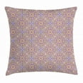 thumbnail image 1 of Aztec Throw Pillow Cushion Cover, Classic Colorful Cross Stitch Style Background with Russian Influences Asian Pattern, Decorative Square Accent Pillow Case, 16 X 16 Inches, Multicolor, by Ambesonne, 1 of 2