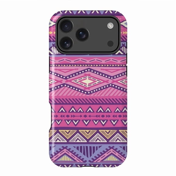 Aztec Tribal Geometric Pattern Ethnic Art Design for iPhone 17 16 15 14 13 12 11 Pro Max