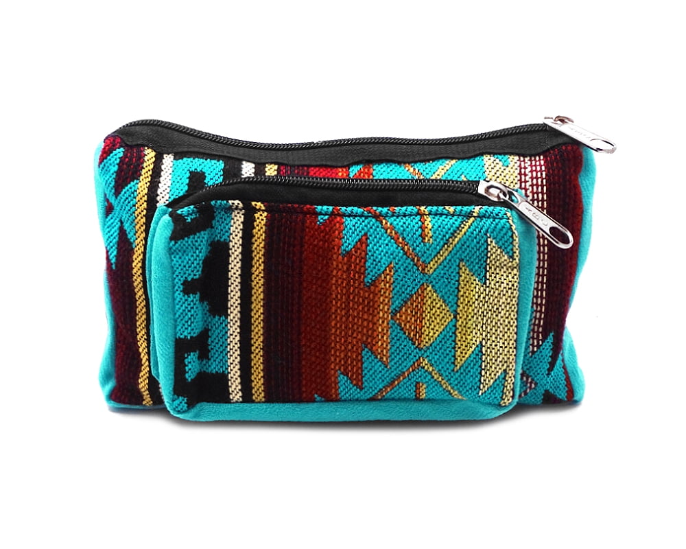 Aztec Tribal Print Pattern Adjustable Buckle Fanny Pack Waist Bag Handmade Belt Pouch Boho Travel Accessories Walmart