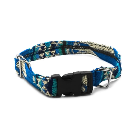 Aztec Tribal Print Pattern Adjustable Buckle Small Medium Sized Pet Dog Collar - Animal Fashion Handmade Boho Accessories