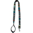 thumbnail image 1 of Aztec Tribal Print Pattern Material Pet Dog Leash with Handle and Clasp - Animal Fashion Handmade Boho Accessories, 1 of 3