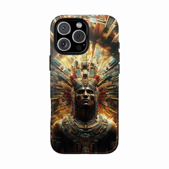 Aztec Warrior Light Ascension Ancient Myth Design Case for iPhone 17 16 15 14 13 12 11 Pro Max