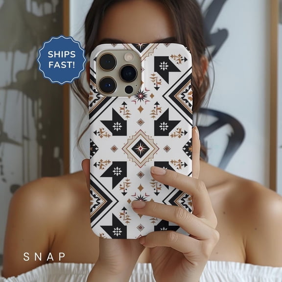 Aztec Western MagSafe Protective Tribal Pattern iPhone 11 12 13 14 15 16 17 Pro Max Case