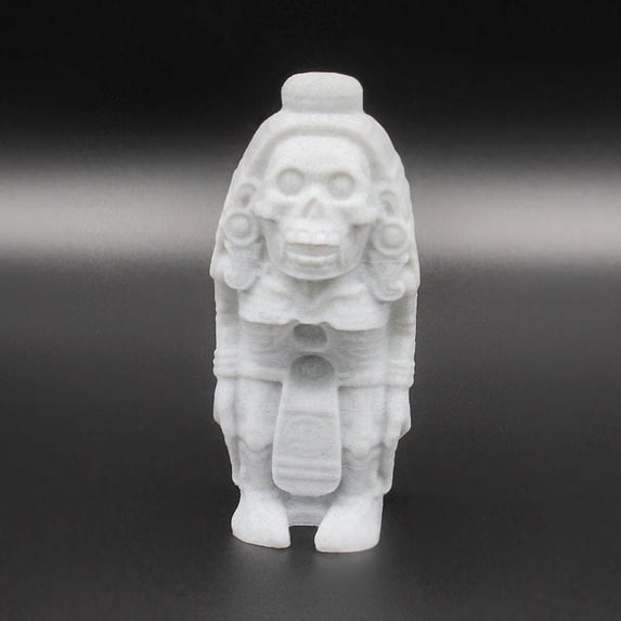 Mythological Xolotl Style Figurine – Black Decorative Home Accent Statue