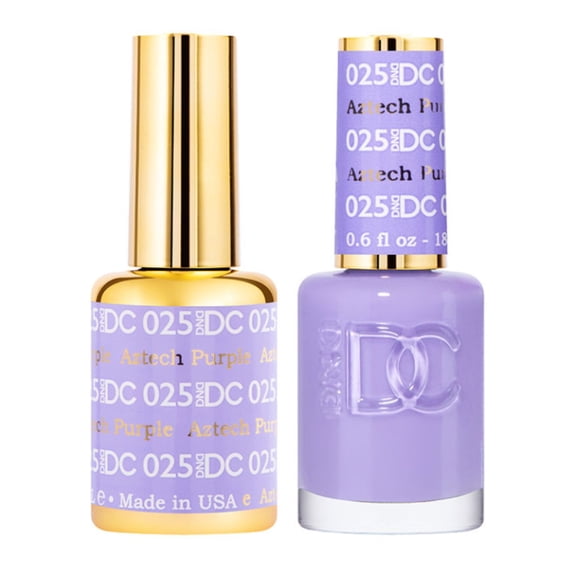 Aztech Purple #025 & Matching Polish Set - DND Gel & Lacquer