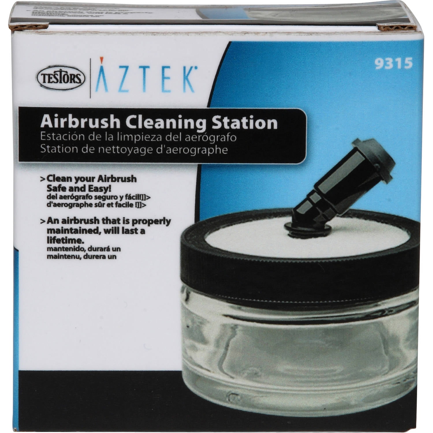 PointZero Airbrush 3-in-1 Cleaning Pot Wash Station 